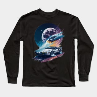 Summer Art DMC DeLorean Long Sleeve T-Shirt